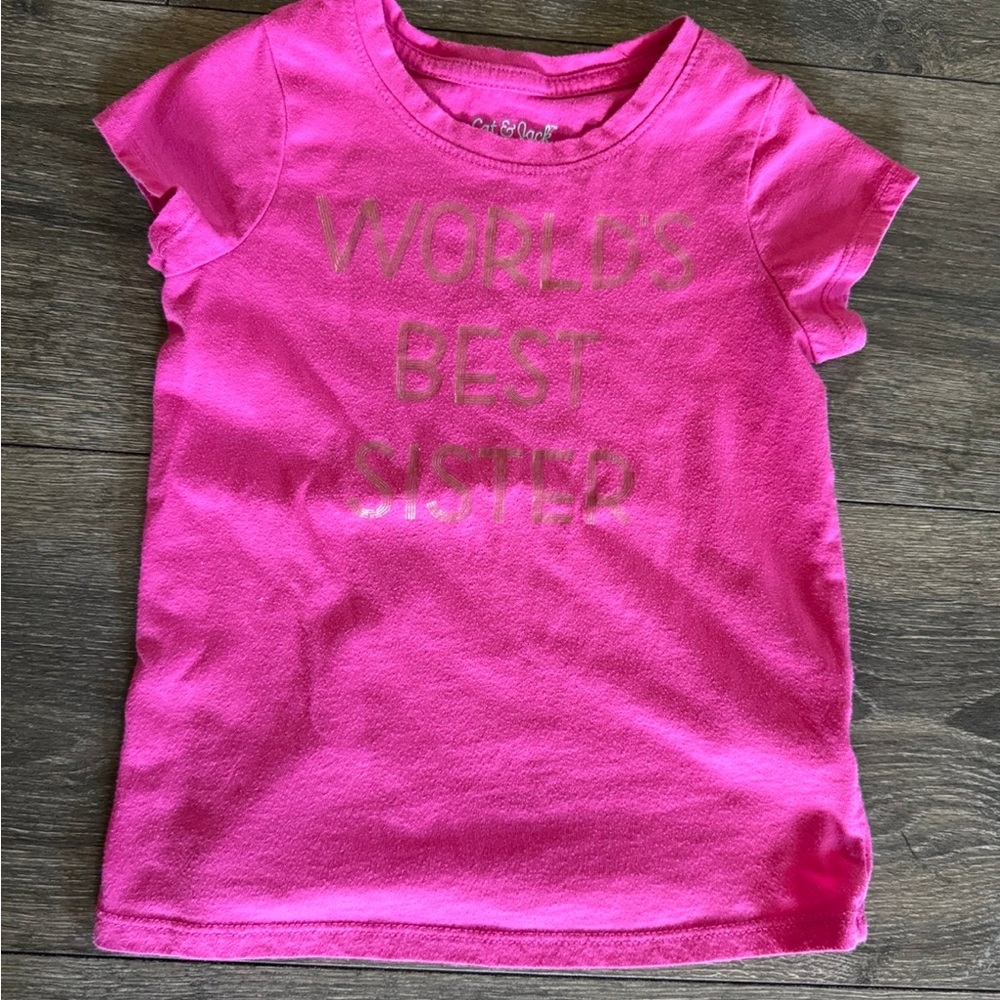 3t worlds best sister shirt